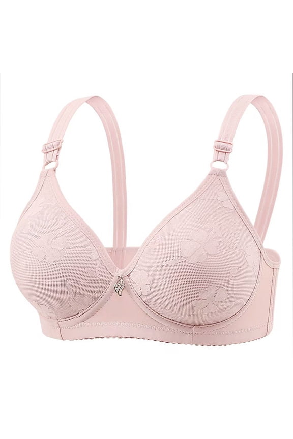 Bra for Women's Push Up Soft Cup Non Padded Sexy Bras Wirefree Brassiere