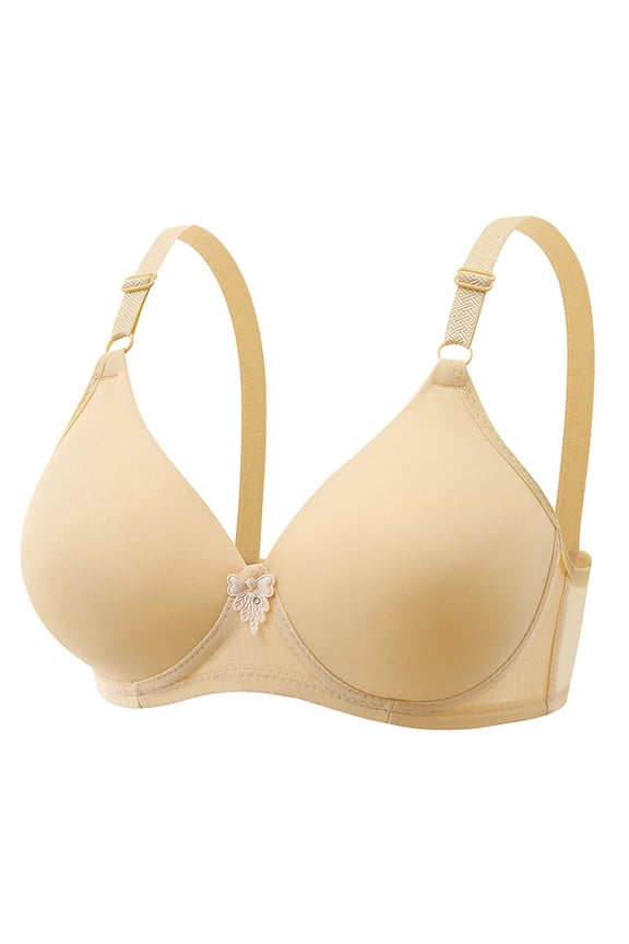 Bra for Womens Wireless Comfort Brassiere Sexy Bras Light Padded Lingerie