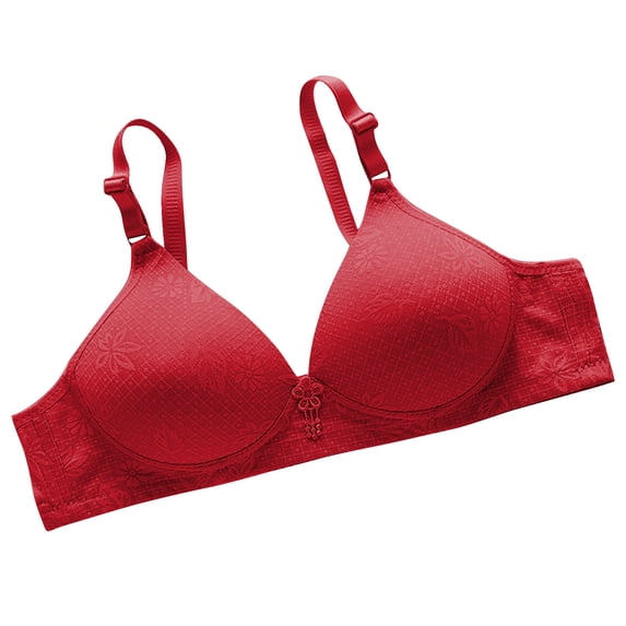SCSAlgin Bras for Women Push Up Full Coverage Adjustable Wire Free Breathable Bra Seamless Wireless Comfort Bra