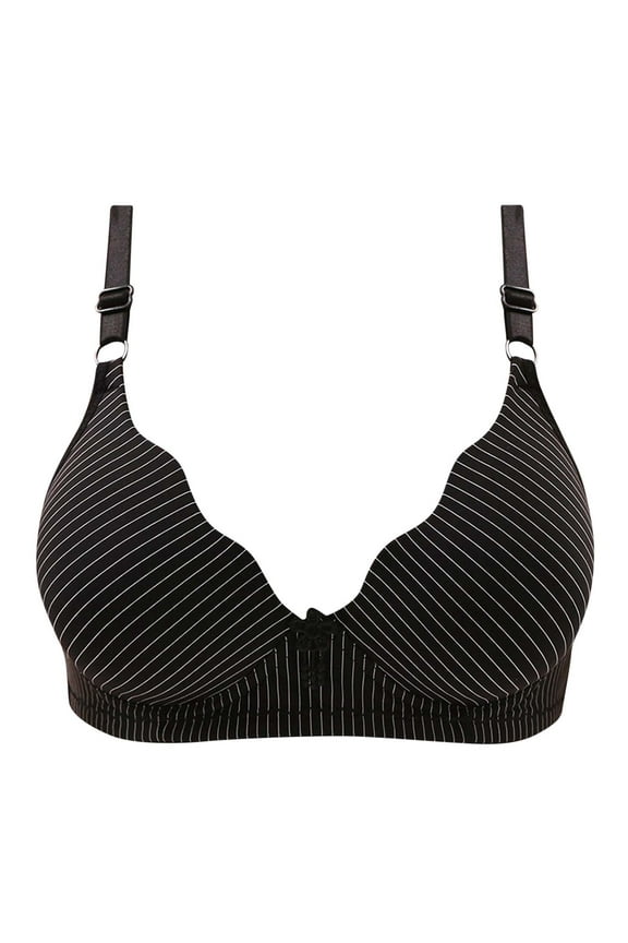 Bras for Women Wireless Push Up Full Coverage Seamless Everyday Bra Double Support No Wire Comfort Bralette