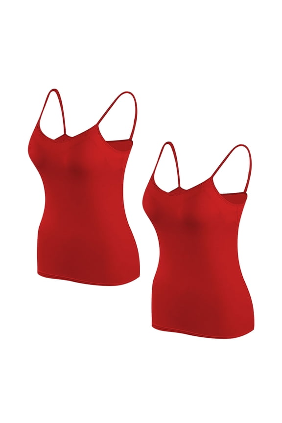Built in Bra Tank Tops for Women Cotton Padded Sports Bra Womens Thin Spaghetti Strap Camisoles