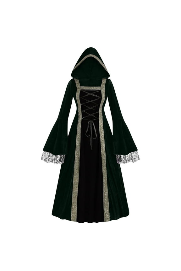 Colorful House Medieval Dress Renaissance Princess Costume Halloween Costumes Long Dresses for Women