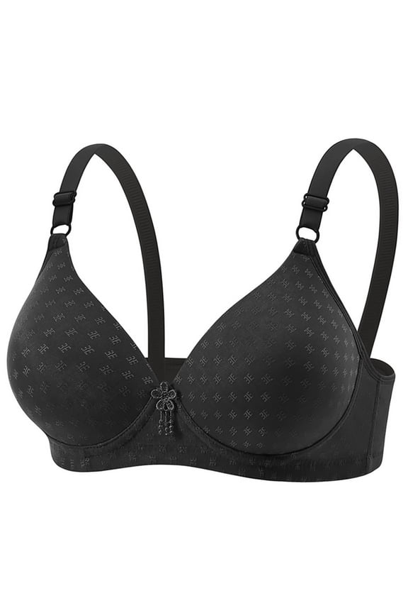 Everyday Bra for Women Full Coverage Compression Bra No Underwire Unlined Bras Lightly Padded Bras