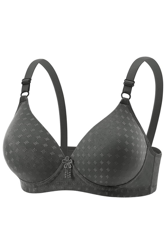 Everyday Bra for Women Full Coverage Compression Bra No Underwire Unlined Bras Lightly Padded Bras