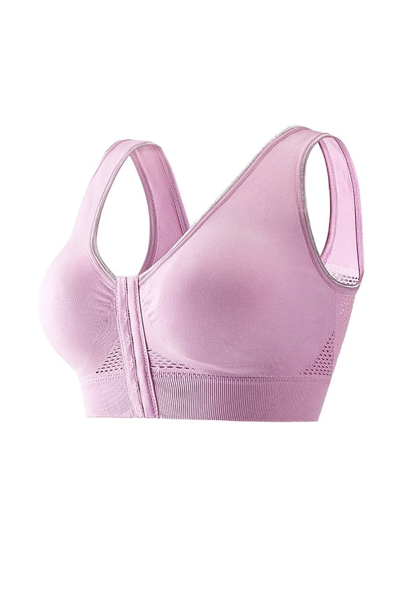 Front Close Bras for Women Full Coverage Moisture Wicking Comfort Supportive Convenient Bralettes