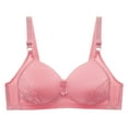 thumbnail image 1 of SCSAlgin Front Closure Lace Stretch Ice Silk Unwired Bra Comfort Support Smoothing Shapewear Bra Perfectly Fit Push Up Bra, 1 of 2