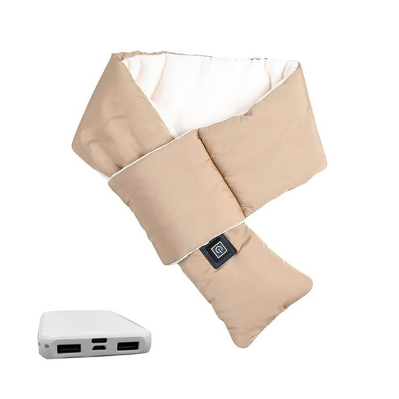 SCSAlgin Heated Neck Wrap Heated Scarf for Neck Pain Relief, Neck Heating Pad with 5000mAh Power Bank