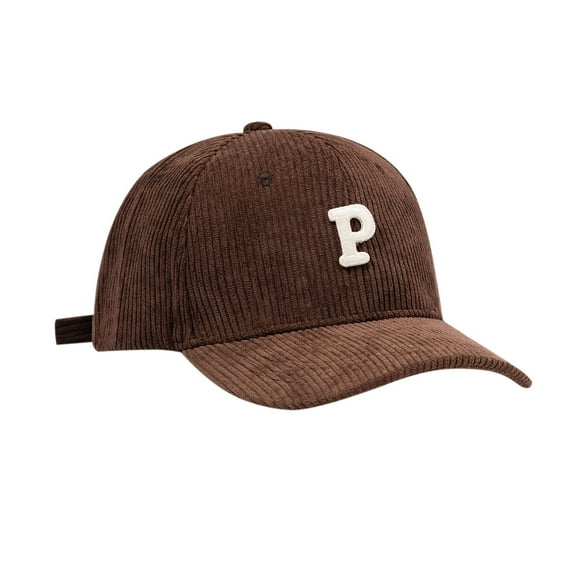 SCSAlgin Men's And Women's Fashion Solid Color Minimalistic Letter Print Street Peaked Cap Sun Hat