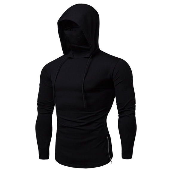 SCSAlgin Men's Gym Workout Active Long Sleeve Pullover Lightweight Hoodie Casual Hooded Sweatshirts