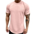 thumbnail image 1 of SCSAlgin Men's Muscle Fit Longline Bodybuilding Workout Casual Fashion Short Sleeve T-Shirt, 1 of 6