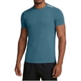 thumbnail image 1 of SCSAlgin Mens Workout Shirts Dry Fit Sun Protection Athletic Short Sleeve Shirt UPF 50+ Gym Running Swim Rash Guard Top, 1 of 7