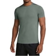 thumbnail image 1 of SCSAlgin Mens Workout Shirts Dry Fit Sun Protection Athletic Short Sleeve Shirt UPF 50+ Gym Running Swim Rash Guard Top, 1 of 7