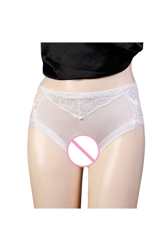 Mini Lace Panties Bikini Sexy Pouch Briefs Thongs G-String Transparent T Back Underwear for Women