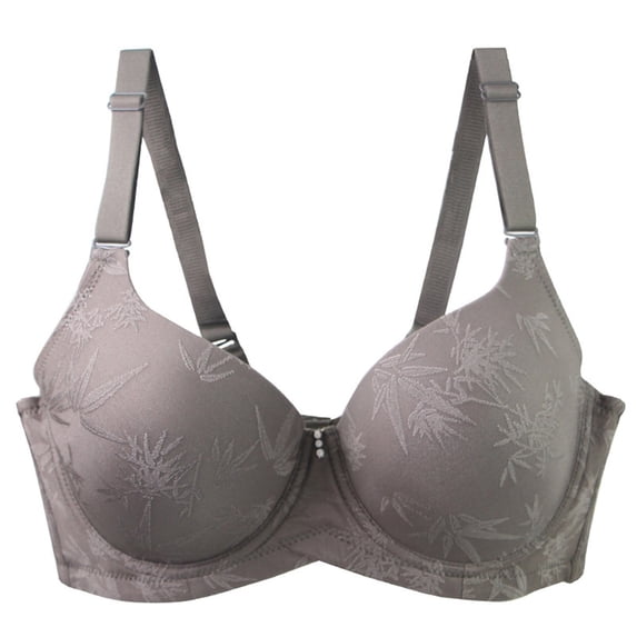 SCSAlgin Minimizer Bras for Women Full Coverage Underwire Bras Plus Size Lifting Floral Bra for Heavy Breast