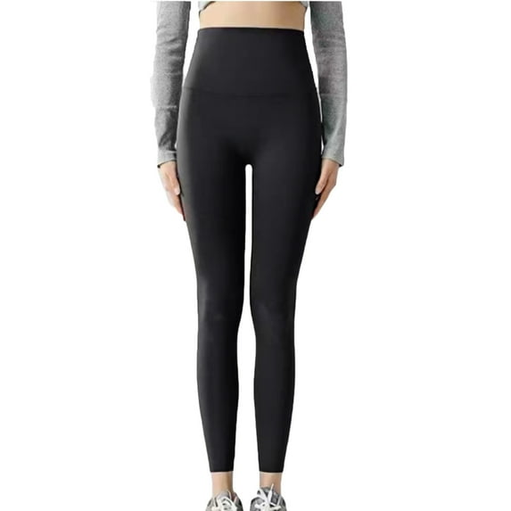 SCSAlgin No Front Seam Leggings for Women High Waisted Tummy Control Soft Gym Workout Yoga Pants