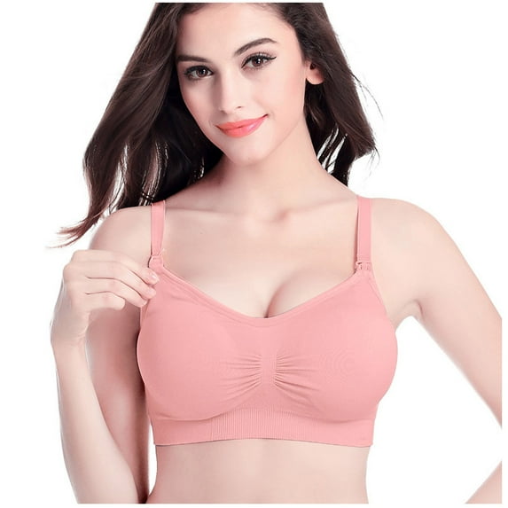 SCSAlgin Nursing Maternity Bra for pregnancy women Breastfeeding Comfortable Sleeping with Extenders