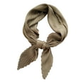 thumbnail image 1 of SCSAlgin Pleated Solid Color Small Scarf Female Plain Light Paragraph Silk Scarf Spring Scarf Decorative Scarf Neck, 1 of 1