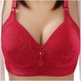 thumbnail image 1 of SCSAlgin Push Up Bras for Women Wirefree Bra Large Bust Comfortable Breathable Bra Full Support T Shirt Bra Loose Bra, 1 of 4