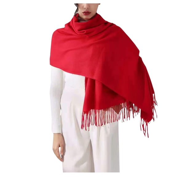 SCSAlgin Scarf for Women Scarves and Wraps Winter Warm Pashmina Shawl for Cold Weather
