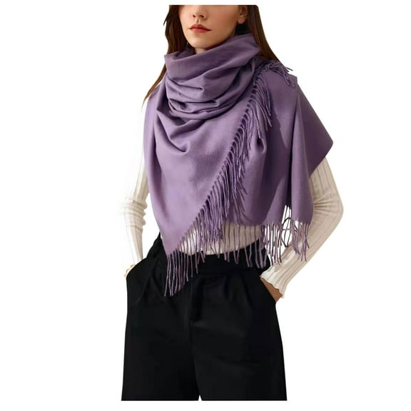 SCSAlgin Scarf for Women Scarves and Wraps Winter Warm Pashmina Shawl for Cold Weather
