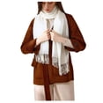 thumbnail image 1 of SCSAlgin Scarf for Women Scarves and Wraps Winter Warm Pashmina Shawl for Cold Weather, 1 of 3