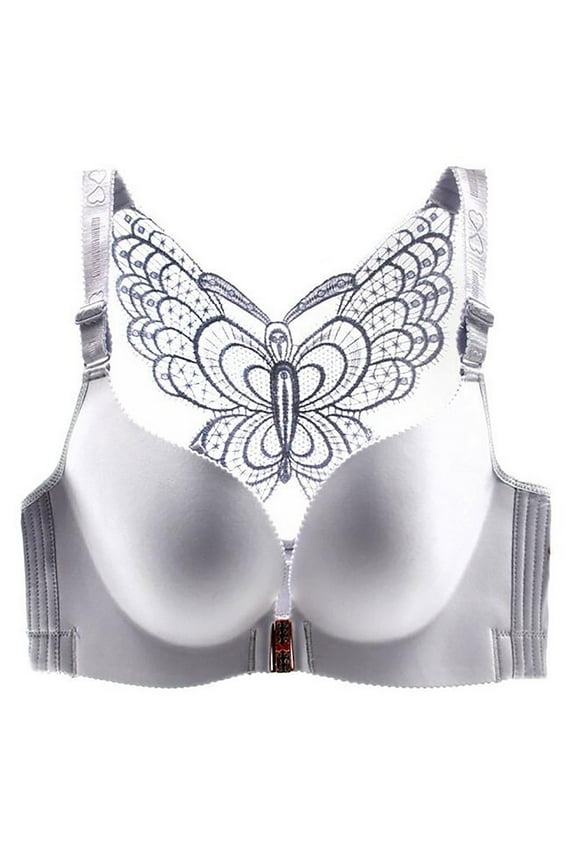 Seamless Bras for Women Back Butterfly Lace Bra Push-Up Bralettes No-Underwire Bra Comfortable T-Shirt Bralette
