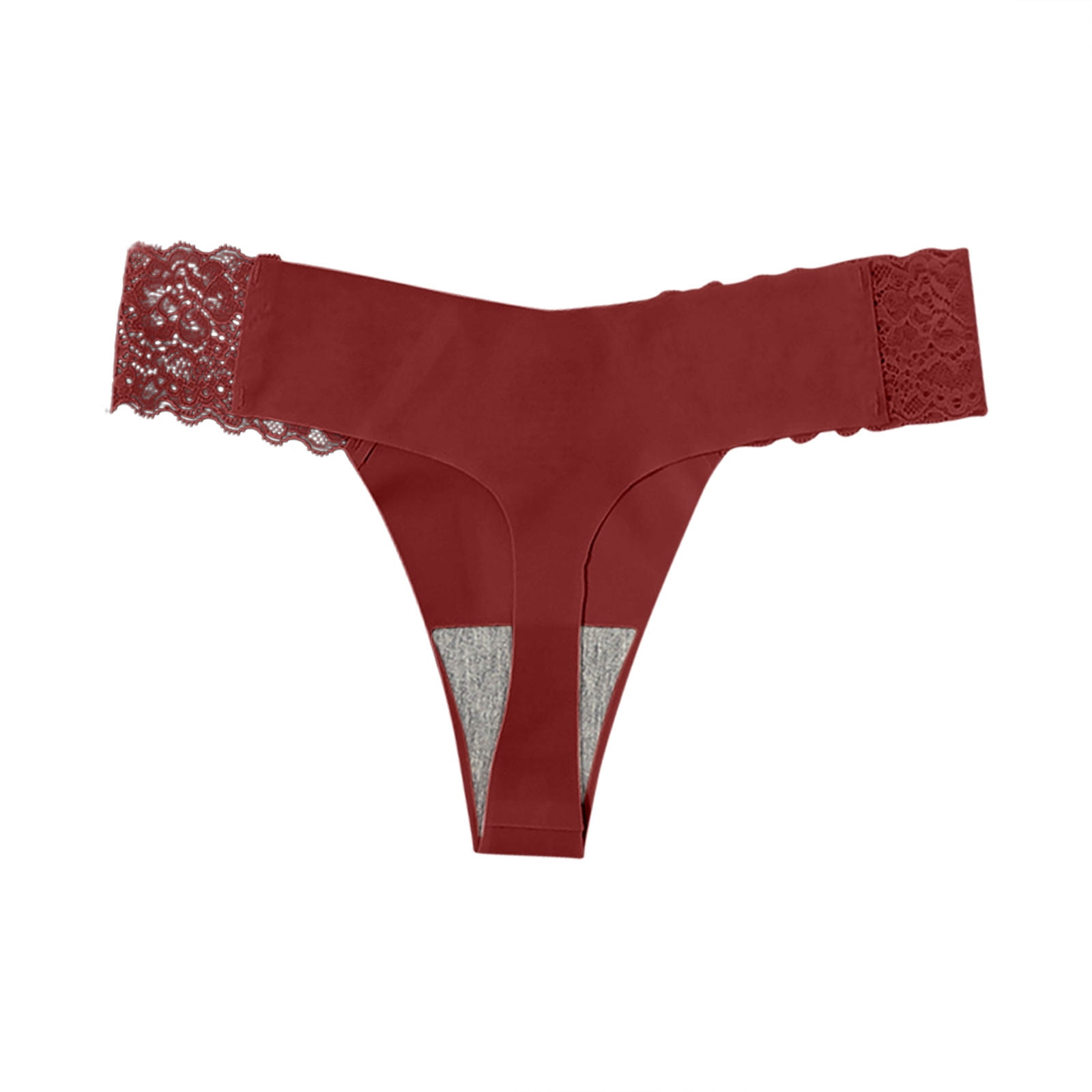 Xuqqs Women's Seamless Cheeky Bikini Panties (6-Pack) - No Show, Laser-Cut, Silk Crotch, Comfort Underwear