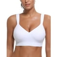 thumbnail image 1 of SCSAlgin Sports Bra for Women Smoothing Seamless Comfortable Yoga Bras Sleep Full Coverage Comfort Everyday Bra, 1 of 3