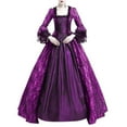 thumbnail image 1 of SCSAlgin Victorian Dress for Women 1800S Medieval Renaissance Dresses Corset Flare Sleeve Dress Cocktail Party Ball Gown, 1 of 6