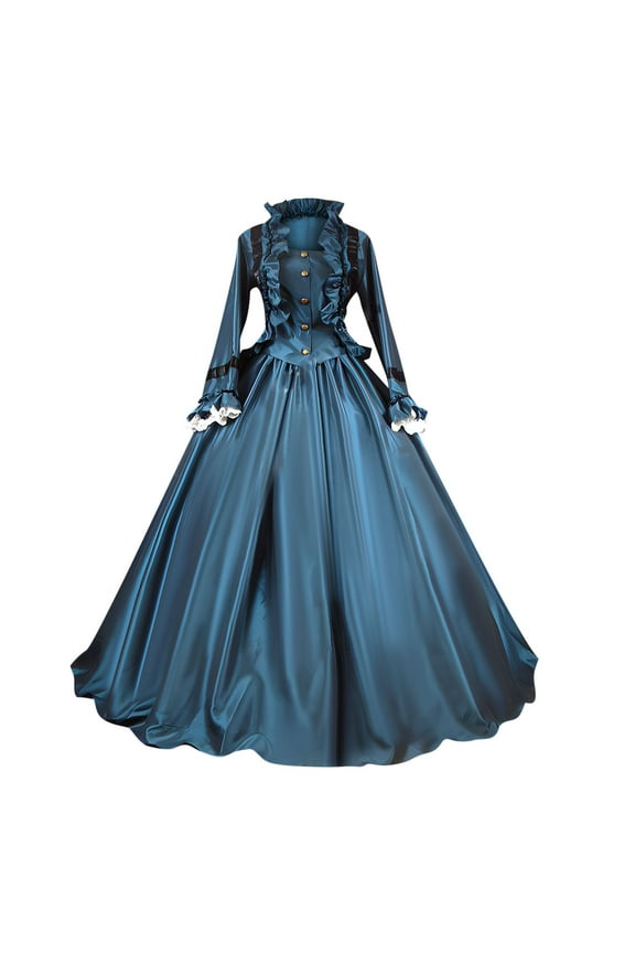 Victorian Dress for Women 1800s Medieval Renaissance Dress Corset Flare Sleeve Vintage Dress Cocktail Party Ball Gown