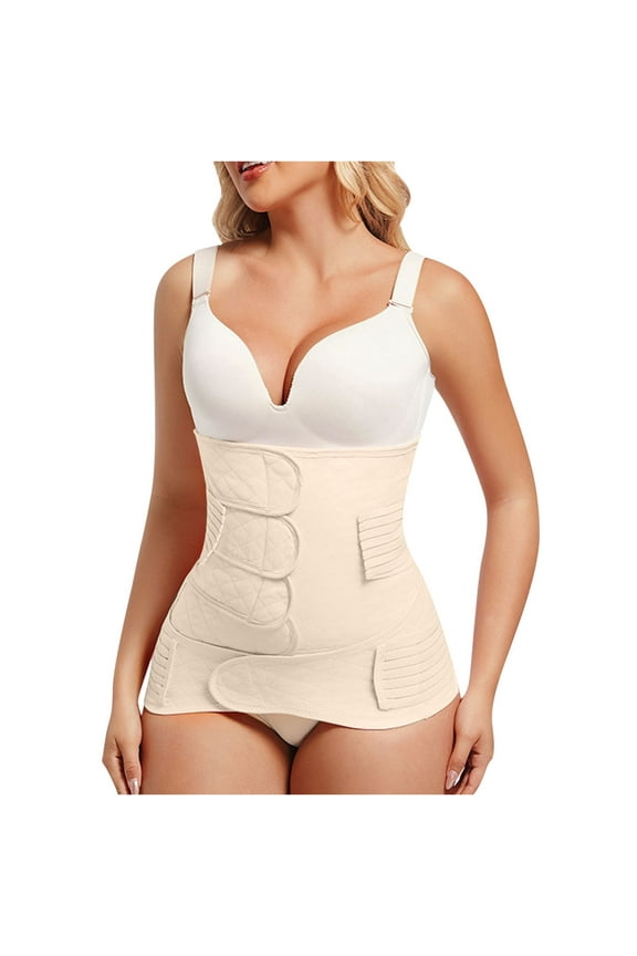 Waist Trainer for Women Postpartum Recovery Wrap Waist Cincher Corset Shapewear Belly Band