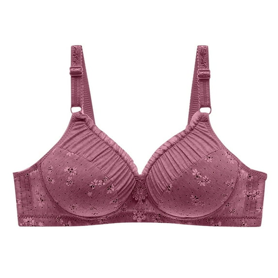 SCSAlgin Wavy Wireless Bras for Women Smoothing No Underwire Bralettes with Support Seamless Comfort T Shirt Bras