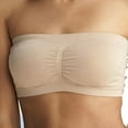 thumbnail image 1 of SCSAlgin Wireless Strapless Bra, Bandeau Bra, Small to Plus Size Strapless Bras for Women, Tube Top, 1 of 2