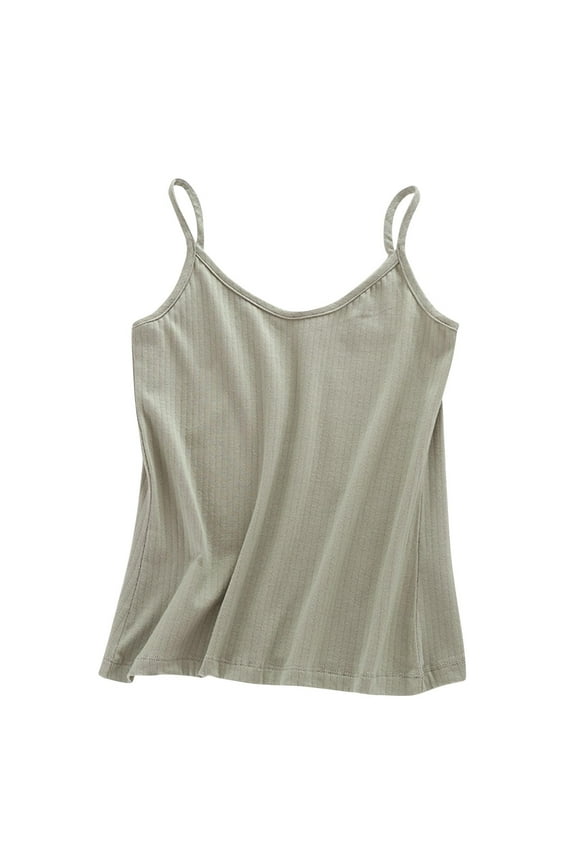 Women Cute Y2K Knit Crop Cami Tank Sleeveless Slim Fit Minimalist Summer Going Out Tops Girls