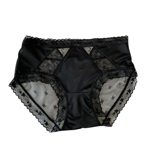 SCSAlgin Women Lace Underwear Sexy Breathable Hipster Panties Stretch Seamless Bikini Briefs