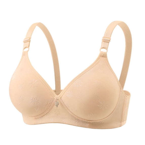 SCSAlgin Women No Underwire Padded Full Coverage Bra Comfort Soft Bras