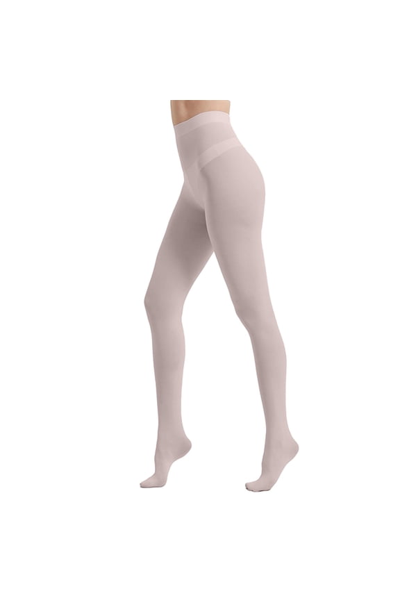 Women's 80D Soft Opaque Tights, High Waist Solid Color Womens Tights