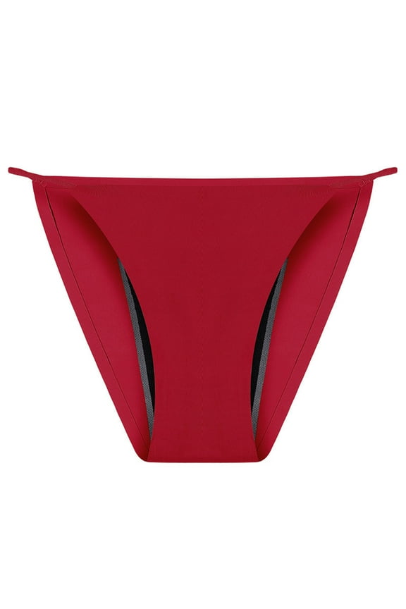 Women's Bikini Panties Cotton Underwear Plus Size High Cut String Ladies Cheeky