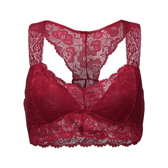 SCSAlgin Women’s Bra Lace Wireless Bra Sexy Bras Everyday Bralette Push Up Full Coverage Bra Convertible Bra Sleep Bras