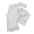 thumbnail image 1 of SCSAlgin Women's Causual Homewear Pajamas Sets Printing Pajama Nightwear Sleepwear 3PC Sets, 1 of 7