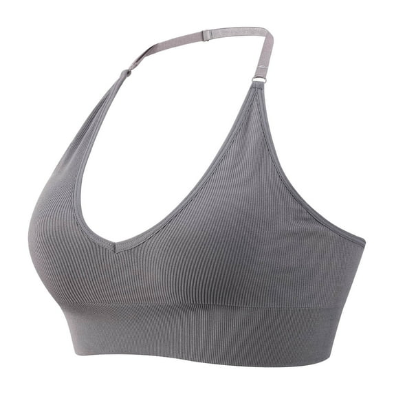 SCSAlgin Women's Cute Daily Bra Front Closure Easy Close Sports Bras Wireless Push Up Bra Comfort Everyday Sleep Bras