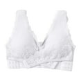 thumbnail image 1 of SCSAlgin Women's Daily Bra Push Up Bras No Underwire High Support Front Closure Full Coverage Easy Close Sports Bras, 1 of 4