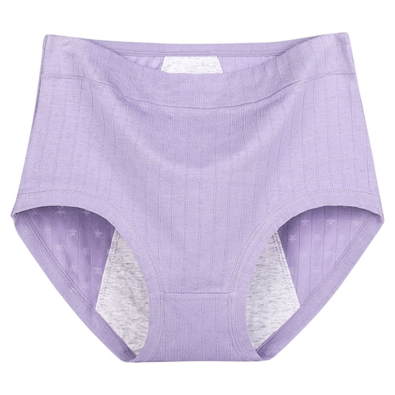 SCSAlgin Women's High Absorbency Period Cotton Underwear Heavy Flow Leakproof Panties(Regular&Plus Size)