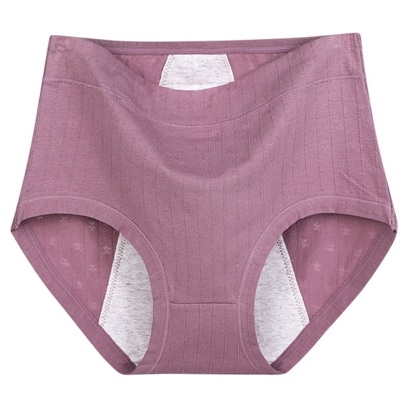 SCSAlgin Women's High Absorbency Period Cotton Underwear Heavy Flow Leakproof Panties(Regular&Plus Size)