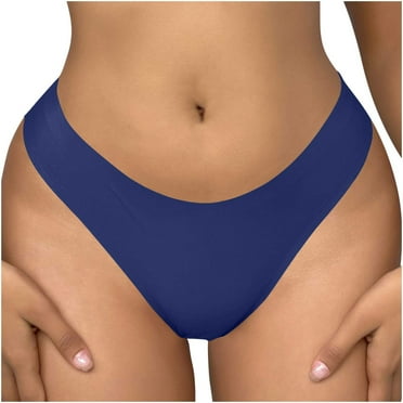SCSAlgin Women's High Waisted Thong Bikini Bottom U Cut Brazilian Swimsuit Bottom