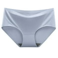 thumbnail image 1 of SCSAlgin Women's Ice Silk Seamless Panties, Mid-Rise Breathable No Show Underwear, 1 of 2