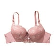 thumbnail image 1 of SCSAlgin Women's Lace Balconette Bra Underwire Non-Padded Soft Cup Comfort Everyday Bras, 1 of 2