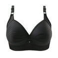 thumbnail image 1 of SCSAlgin Women's Push Up Bra Plus Size Wireless Shaping Support Floral Comfort Breathable Adjustable Everyday Bras, 1 of 3
