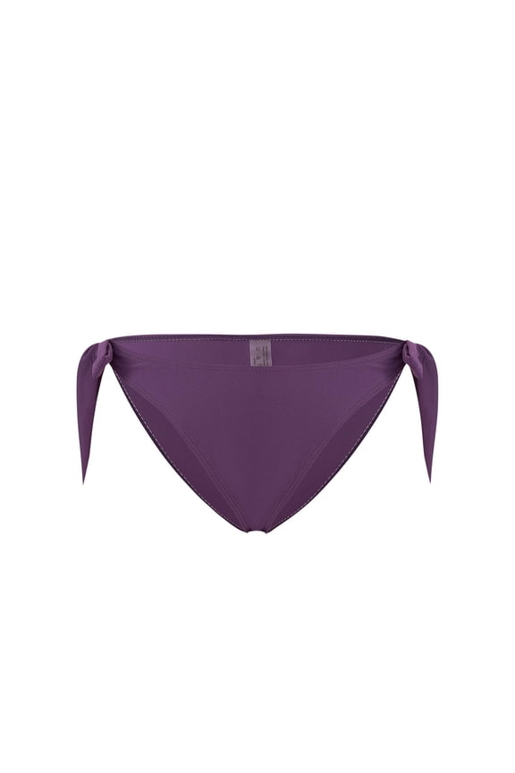 Women's Tie Side Bikini Bottoms Mid Rise String Bathing Suits Bottom