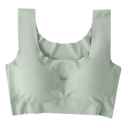 SCSAlgin Women's Wireless Silk Bra Classic Invisible Embrace Comfort Seamless Bra
